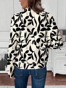 SHEIN LUNE Women's Casual Zip-Up Jacket, Suitable For Fall/Winter - Multicolor - View 2