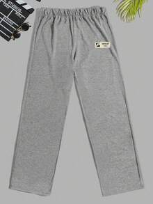 RueChic Men Cottonline 2pcs Pack Patched Regular Loungewear Pants - Multicolor - View 7