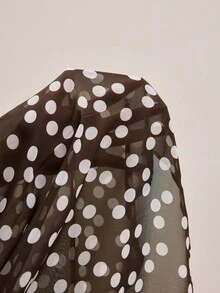 BizChic 2026春夏新款复古波点露背系带女式背心，优雅都市通勤日常百搭浪漫90年代复古风，适合圣诞节、新年、情人节、派对、海滩、毕业典礼、时尚、节日、假日、婚礼宾客、早午餐、机场等多种场合。 - 黑色 - 查看 10