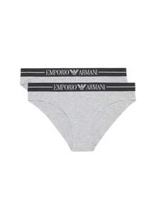 Emporio Armani SLIPS 2 PACK - Grey - View 1