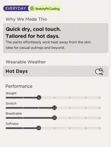 OutZeal 女士凉爽触感针织高腰侧袋直筒运动裤日常休闲秋季 - 藍色 - 查看 7
