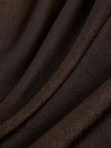 Rometta Pantalones rectos y anchos de pierna ancha de talla grande - Óxido marrón - Ver 7