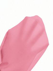 SHEIN Ribbed Knit Camisole Crop Top With Built In Bra,Soft Pink V-Neck Sleeveless Tight Tank Top,Summer Casual City Break Style For Women - Pink - View 8