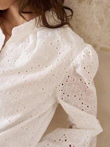 Cévolie Women's Autumn New Bohemian Style Long Sleeve Ruffle Hem Loose Casual Jumpsuit Fall Cloth For Women - White - View 5