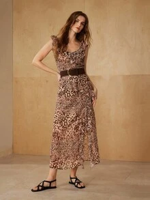 CUCCOO BIZCHIC 女士时尚设计搭扣交叉腰带休闲日常旅行通勤度假沙滩平底凉拖鞋 - 黑色 - 查看 5