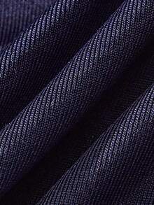 ملابس داخلية بألوان كحلي داكن تصميم بسيط لا سلكي كابات للنساء البدينات - أزرق بحري - مشاهدة 7