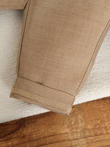 SHEIN 2pcs Baby Boys Gentleman Suit Includes Woven Vest And Trousers,Without Shirts And Accessories,Suitable For Birthday Party, Wedding, Stage Performance , Baby Boy ClothesBaby's First Mother's Day Outfit//Family Matching Outfits/Mommy And Me Outfits Fall Winter