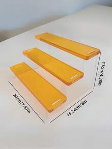 Joivida 一体式包装亚克力阶梯式展示架公仔和玩偶收纳架桌面收纳架适合玩具收藏家