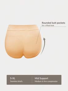 SHAPORA 3件套女士无缝丁字裤 - 彩色 - 查看 2