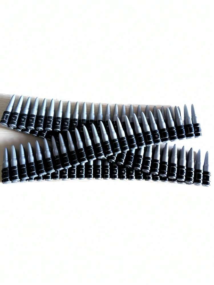 塑料子弹 - 适用于角色扮演、锐舞派对、朋克配饰、男女皆宜的礼物、愚人节恶作剧、生日礼物、玩具枪道具、嘻哈时尚的仿真子弹 - 彩色 - 查看 5