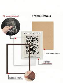 SURELIFE 1/3pcs  MDF Wood Frame For Bedroom Living Room Home Decoration Photo Frames Wall Art Pictures Frame For Tabletop And Wall Mounting Canvas Photo Painting Wood Frame