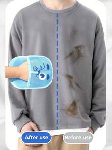 PETSIN 1 Piece Pet Static Electricity Hair Removal Glove - Dual-Directional Brush Hair Remover, Deshedding Brush, Pet Hair Cleaner, Cat Hair Removal Glove, Pet Supplies