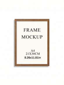 SURELIFE 1/3pcs  MDF Wood Frame For Bedroom Living Room Home Decoration Photo Frames Wall Art Pictures Frame For Tabletop And Wall Mounting Canvas Photo Painting Wood Frame