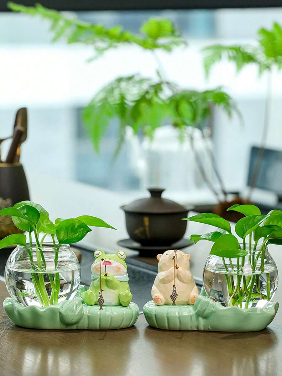 1 قطعة إناء زجاجي للزراعة المائية - وعاء زهور شفاف أنيق لديكور المنزل - إكسسوار مثالي لطاولة الطعام في غرفة المعيشة والنوم والمناسبات الخاصة ، عيد الأم والزفاف