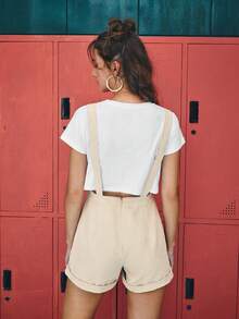 Y2Kool Emma Jane Creative Artist Girlcore Bee Embroidery Overall Romper, For Summer, Holiday, Vacation, Beach, Festival, Ibiza Fits Going Out Autumn Casual Stylish Clothing Collection New Year Outfits