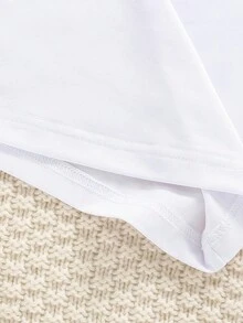 1 套男婴休闲宽松舒适针织柔软拉链连帽衫和短袖裤三件套，适合休闲外出 - 彩色 - 查看 8
