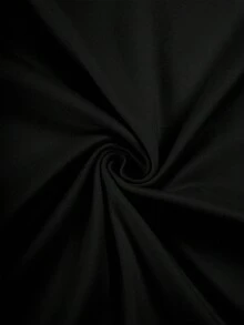 EMERY ROSE Women's Summer Simple Casual Sport Pattern Printed T-Shirt Graphic Tees Women Tops - Black - View 3