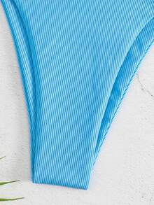 Swim Basics 吊脖三角形側繫帶比基尼泳裝