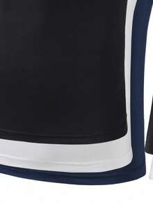 SHEIN 3 chiếc áo thun dài tay cơ bản, thoải mái dành cho thiếu niên nam, thích hợp cho mùa thu đông. - Nhiều màu - Xem 3