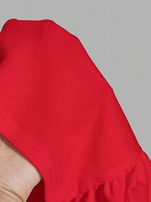 Slaydiva 3件装 黑色+白色 休闲基本款工字背心 无袖 深V领 罗纹 女式背心 - 紅色 - 查看 9