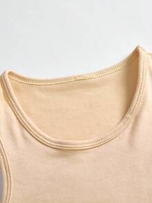 SHEIN 6件套 Dozemod 儿童男童简约圆领背心和松紧腰内裤舒适休闲内衣套装 - 彩色 - 查看 3