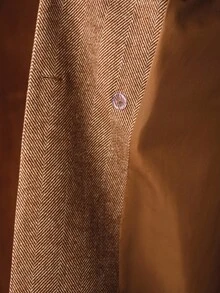 MOTF PREMIUM CASHMERE DOUBLE BREASTED OVERCOAT - Brown - View 10