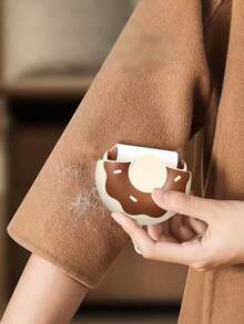 PETSIN 1 Piece Portable Donut Lint Roller, Tear-Off Replacement Core, Home Use Lint Removal, Hair Removal, Pet Hair, Paper Scraps, Easily Handle Can Be Carried With You, Tear And Use, Pet Supplies