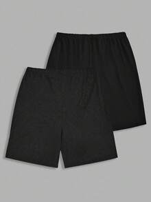 RueChic Men Cottonline 2pcs Multi Pack Bear Printed Regular Shorts - Multicolor - View 2