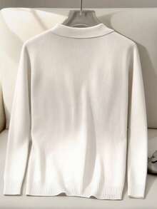 SHEIN Franclia New Autumn All-Match Casual Commuting Cardigan For Women - White - View 2
