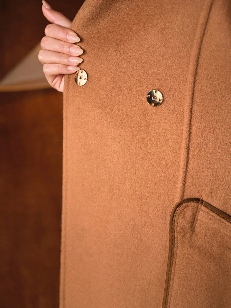 WOOL BELTED OVERCOAT