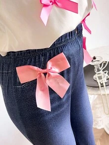 2件套少女复古美式豹纹上衣和长裤套装