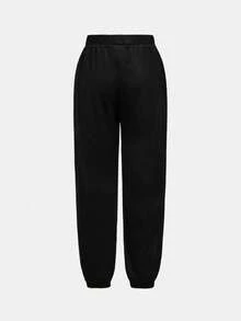 SHEIN 2 件套 Tween Boy 霓虹色字母图案 T 恤和慢跑裤套装 - 紅色 - 查看 4