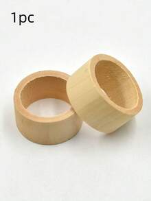 1/6piece Handmade Napkin Rings 1 Piece Set Wooden Farmhouse Rustic Vintage Napkin Ring Holder Round Napkin Rings Bulk Christmas Thanksgiving Holiday Wedding Party Table Decoration