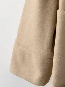 Linhara 大码双排扣休闲保暖大衣，秋冬款