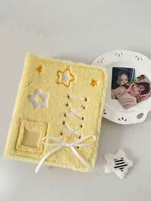 Álbum de fotos de peluche, libro de almacenamiento de tarjetas pequeñas de tres pulgadas, álbum de ídolos estrella, colección de tarjetas - multicolor - Ver 8