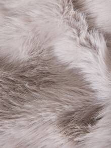 CLARA VERO Women's Long Faux Fur Coat – Elegant Plush Winter Overcoat