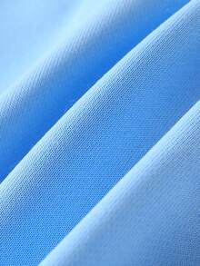 2件套儿童Polo领半拉链长袖上衣和运动裤套装，春秋冬季必备浅蓝色男婴运动服套装，舒适小精灵，男婴冬季服装套装，男婴套装，男童秋季服装，儿童/婴儿服装，男婴服装，婴儿休闲套装，男婴冬季服装，男婴冬季服装，6个月-3岁 - 藍色 - 查看 5