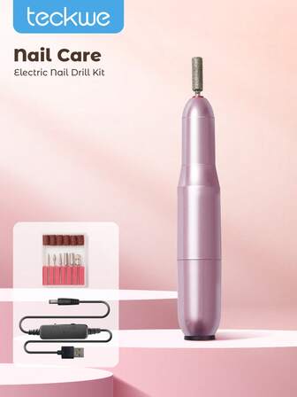 Professional Electric Nail Drill Set, Nail File Drill Set, Nail Trimming Set, Home And Salon Nail File Set, Nail Buffering Nail Trimming Polishing Tool For Girl Woman Doctor Gift