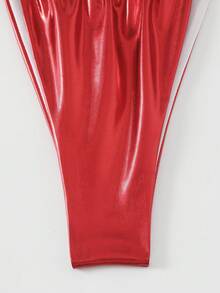 Swim Basics 2025 Solid Color Bikini Swimsuit - Micro Triangle