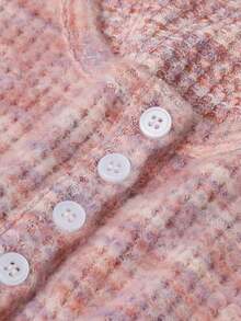 DAZY 女款段染半扣前T恤、短款上衣 - 粉色 - 查看 9