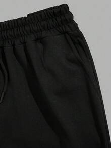 RueChic Men Cottonline Letter Printed Regular T-Shirt Set - Black - View 4