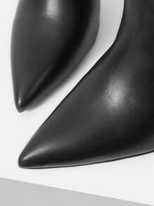 MOTF GIÀY BỐT CAO GÓT DA THỜI TRANG NỮ, GỢI CẢM & SANG TRỌNG, MÙA THU/ĐÔNG - màu đen - Xem 8