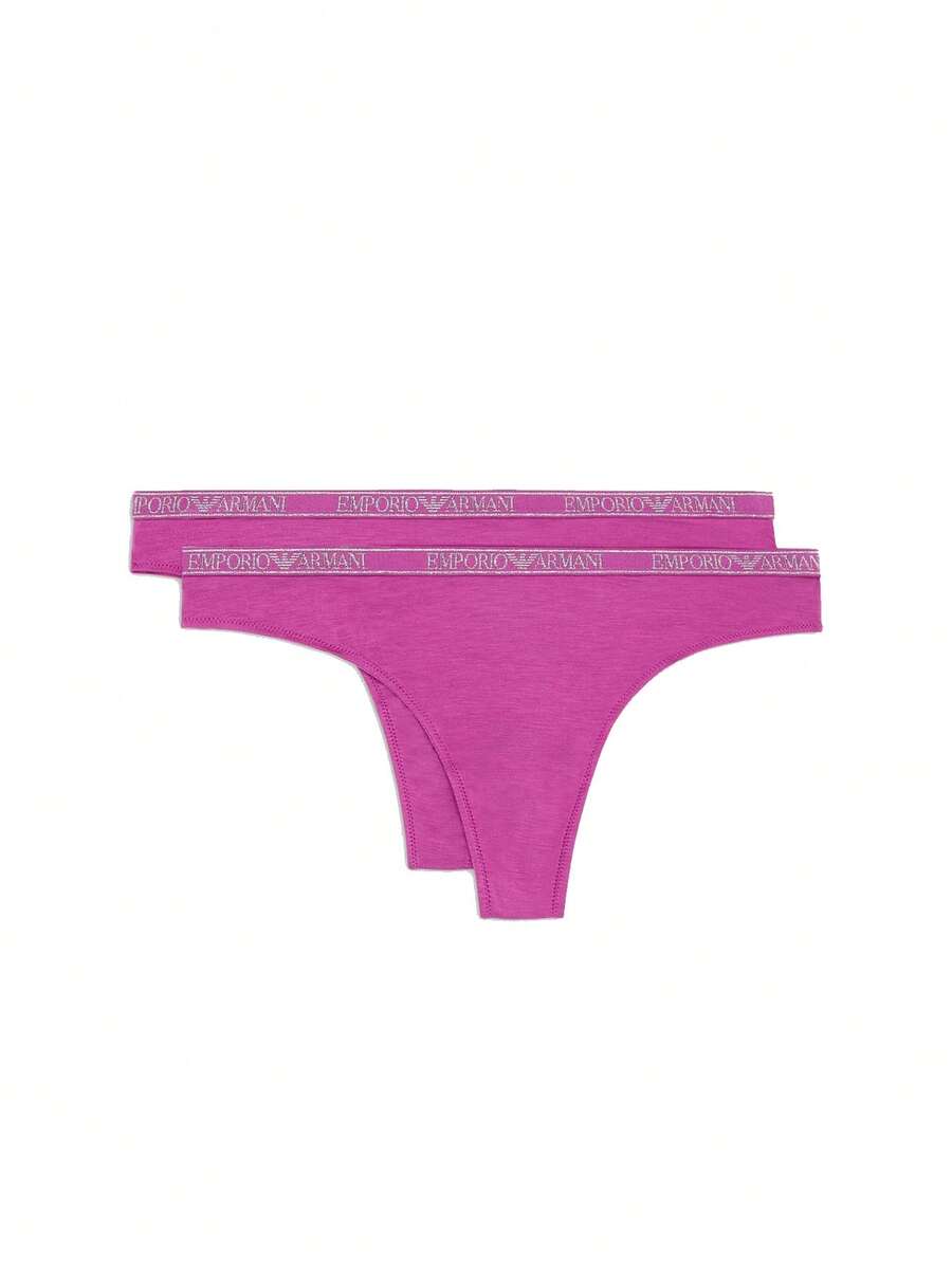 2 Pack Women's Thongs - Pink - View 1