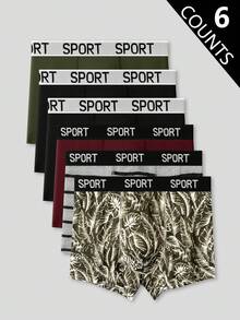 Snug Zone 6pcs Teens Boys Stretchy Comfortable Boxer Briefs