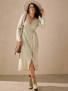 Wildy Robe mi-longue style campagnard américain avec liens, convient pour la Fête des enseignants, le port au bureau - Multicolore - Voir 1
