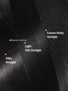 巴西雅基直发假发 13x4 蕾丝闭合真人发质假发，适合女士，自然色浅雅基直发，180% 密度透明蕾丝闭合假发，适合女士，预拔雷米头发 - SNatural - 查看 9