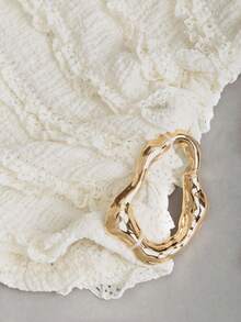 Sweetra Women's Sexy Asymmetric Hem Crop Top And Peplum Mini Skirt Set