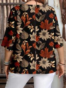 Mellowie Damen Große Größen Blumen Muster Knopfleiste Kurzarm Lässig Bluse, Damen Sommer Bluse, Damen Bluse, Country Resort Stil, Damen Boho Bluse, Damen Country Lässig Resort Tragen, Lehrerin Blusen Große Größen Blumen Oberteile Herbst Blusen Für Damen Große Größen Lässig Blusen Große Größen Herbst Oberteile Damen Große Größen Blusen Schicke Blusen Für Damen - Verschiedenfarbig - Übersicht 8