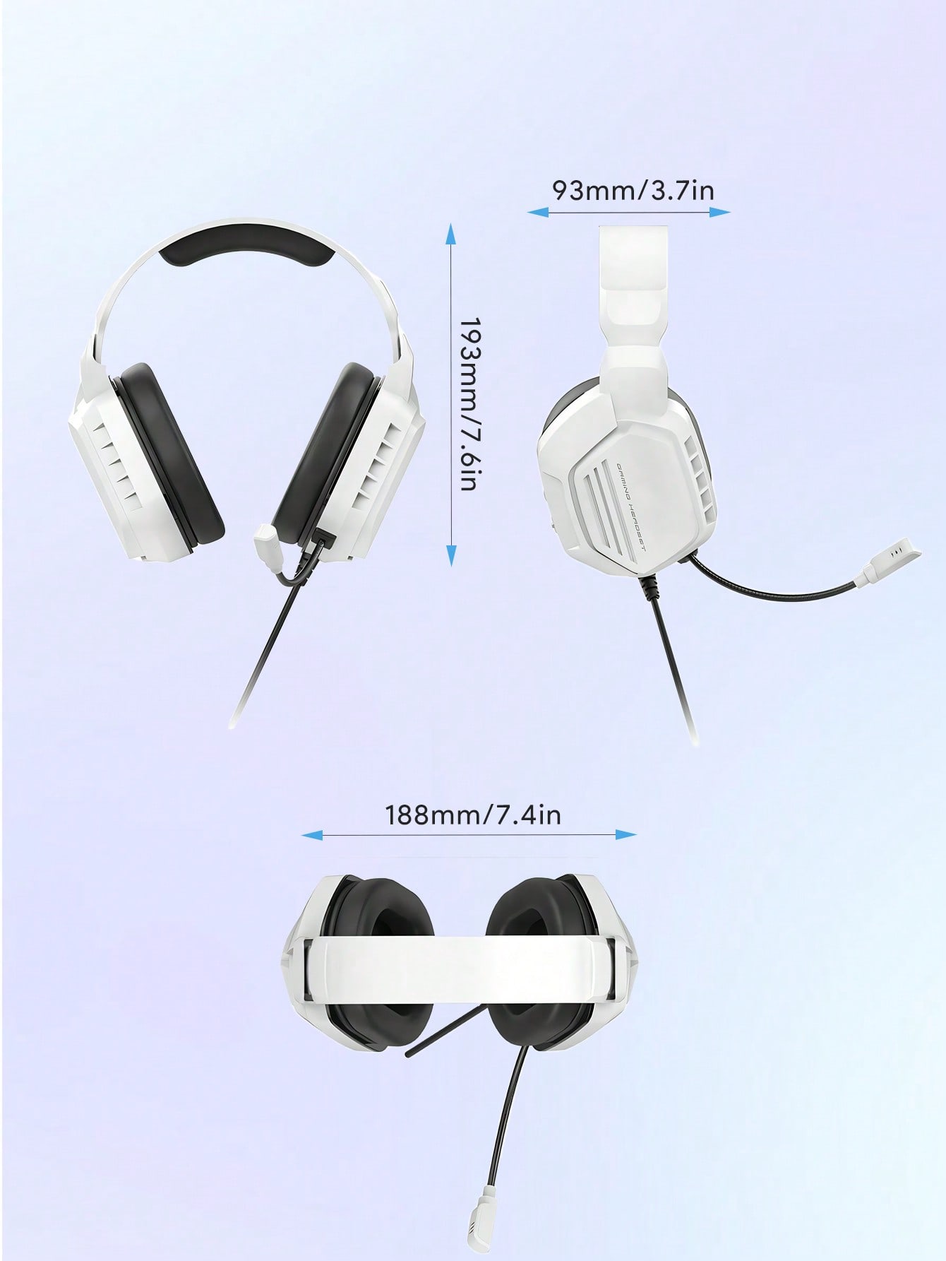 JMMO سماعات رأس للألعاب السلكية بخصائص جذابة للغاي...