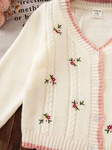 SHEIN 2pcs Baby Girls Casual Long Sleeve Sweater Top And Pants Co-Ord Set Baby Girl Sweater And Pants Set Baby Girl Knitted Outfits Baby Girl Sweater Sets Baby Girl Fall Outfits Baby Girl Winter Clothes Baby Girls Winter Clothes Baby Girls Fall Clothes Baby Girl Fall Outfits - Beige - View 8